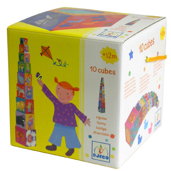 Djeco Stacking Cubes - Funny.  DJ08503