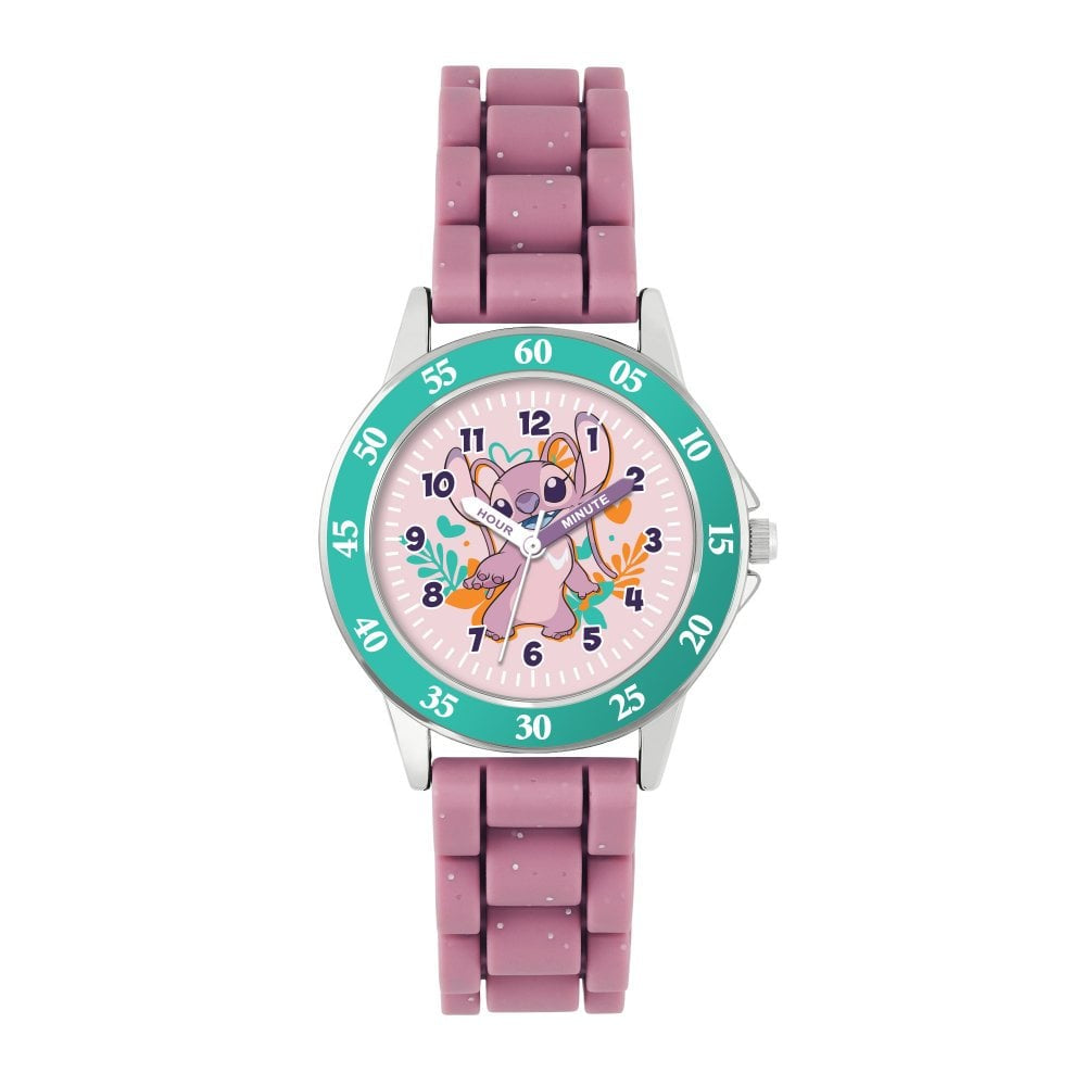 Disney Stitch Pink Silicon Strap Watch