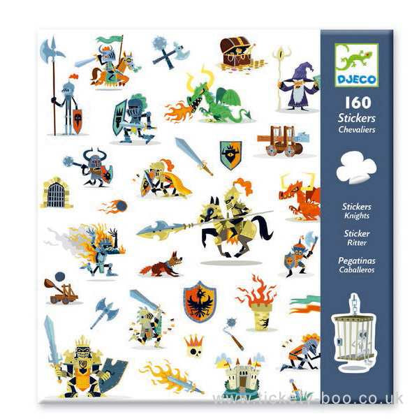 Djeco Knights Stickers.  DJ08886