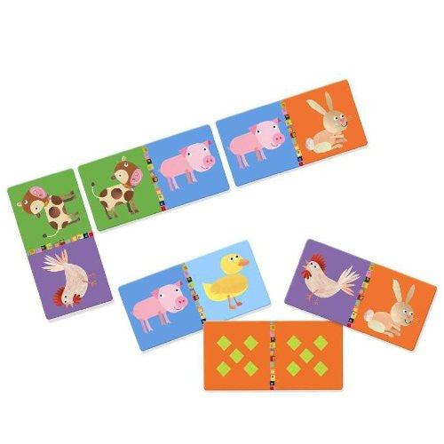 Djeco Farm Dominoes.  DJ08158