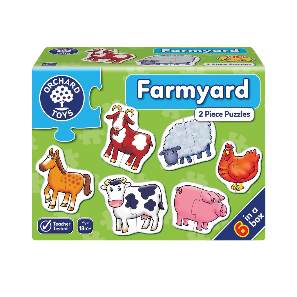 Farmyard - two piece Jigsaw Puzzles
