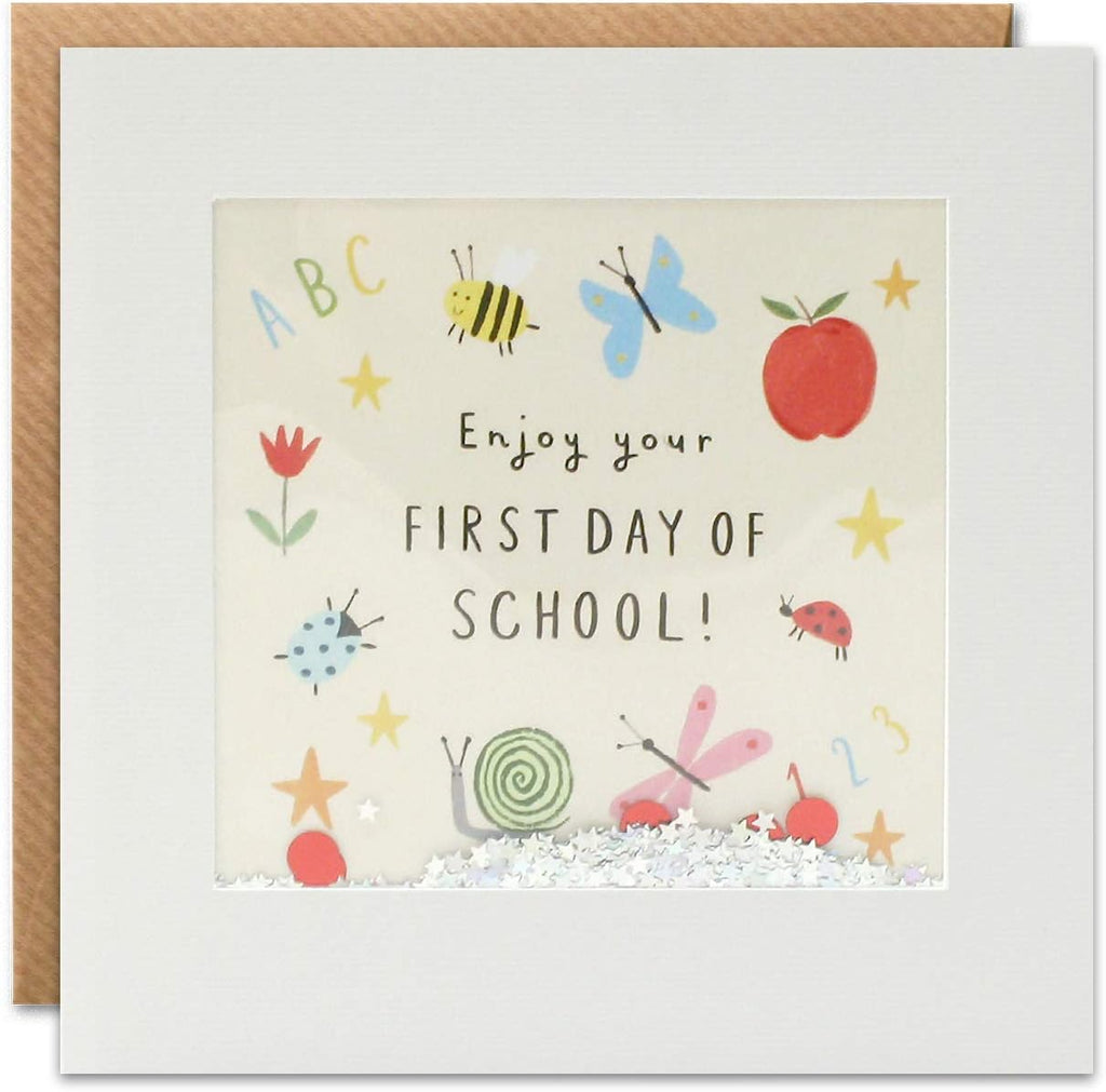 First Day of School Shakies Card