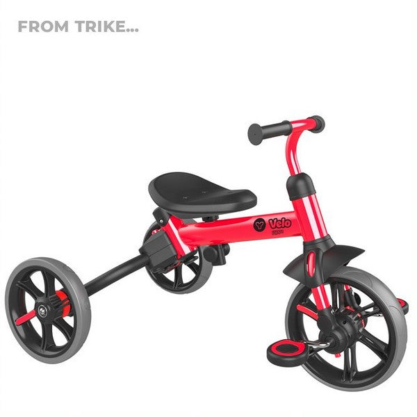 YVelo Flippa  3 in 1 Trike to Balance Bike
