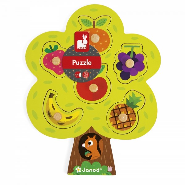 Fruit Tree Peg Puzzle by Janod
