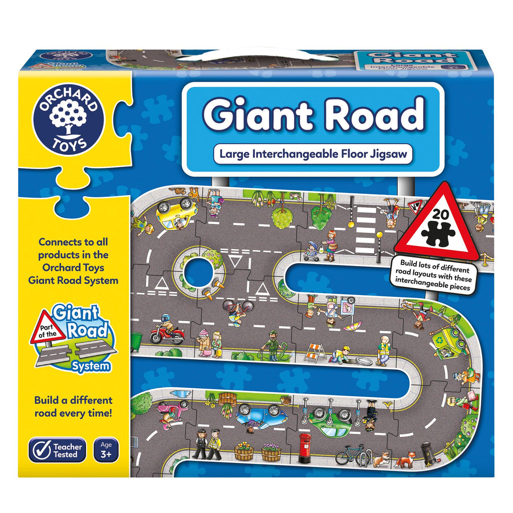 Giant Road Jigsaw - 20 piece floor puzzle from Orchard Toys
