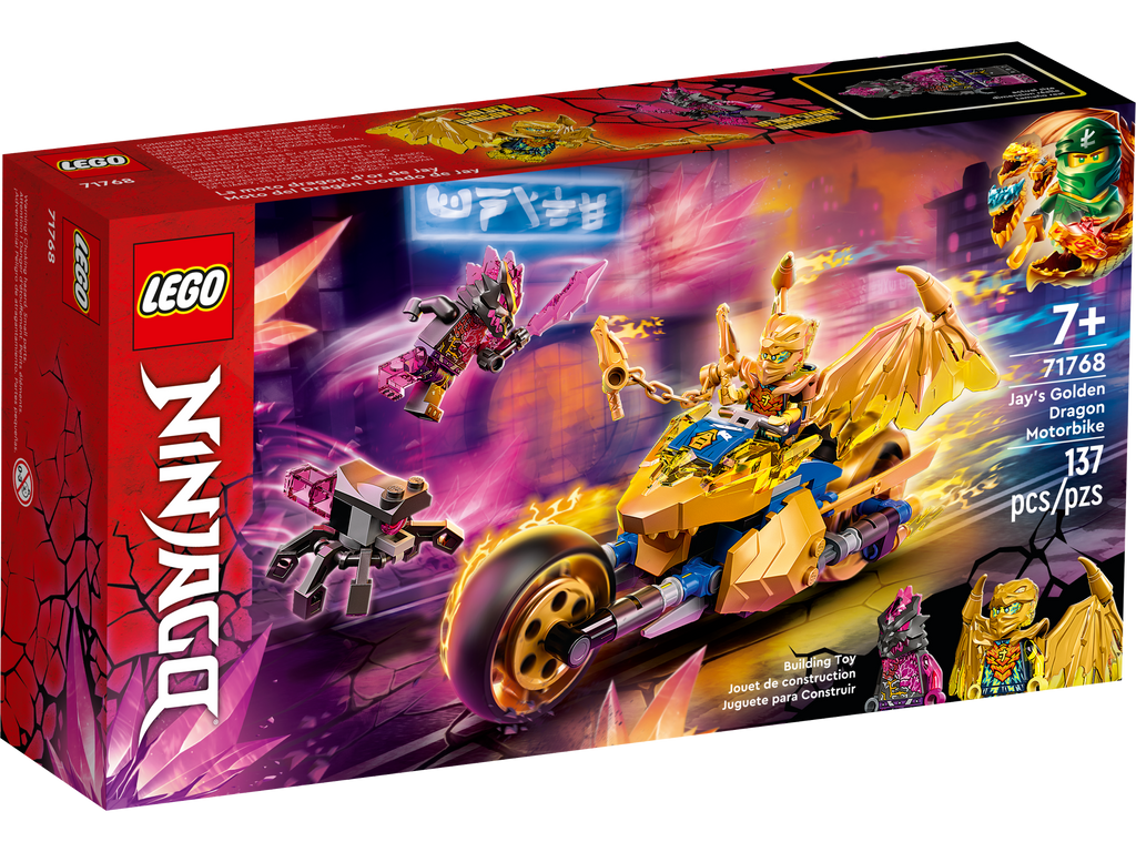 Lego Ninjago - Jay's Golden Dragon Motor Bike 71768