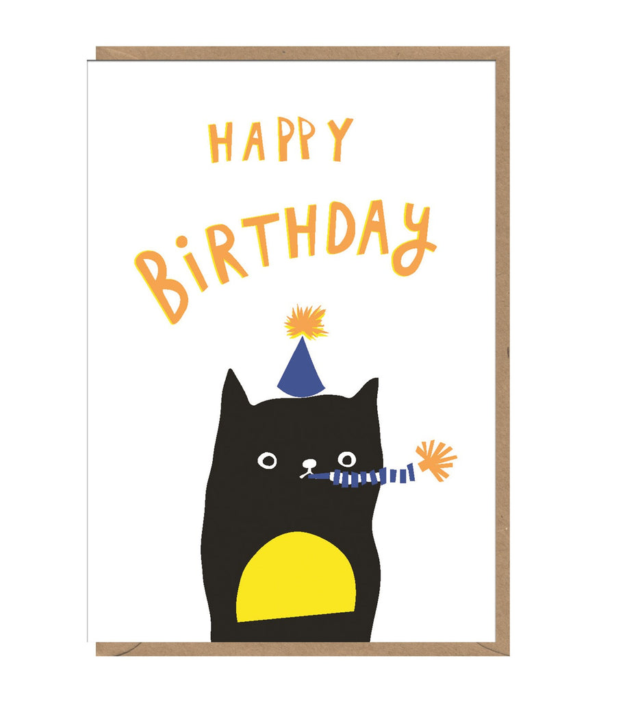 Birthday Card - Happy Birthday: Cat