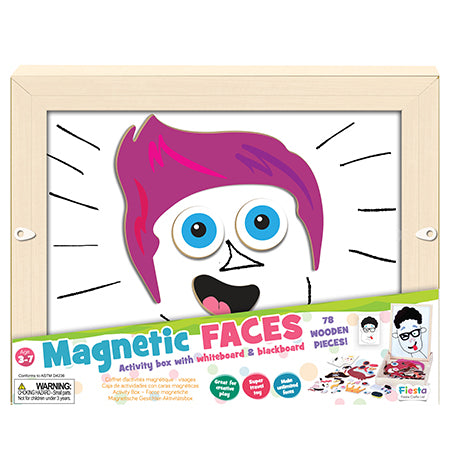 Magnetic faces activity box