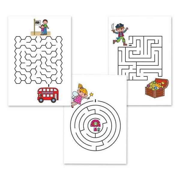 Maze Pad - A5 activity book