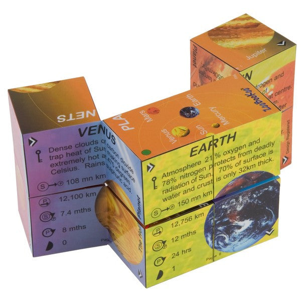 Zoobookoo Cube Book - Planets