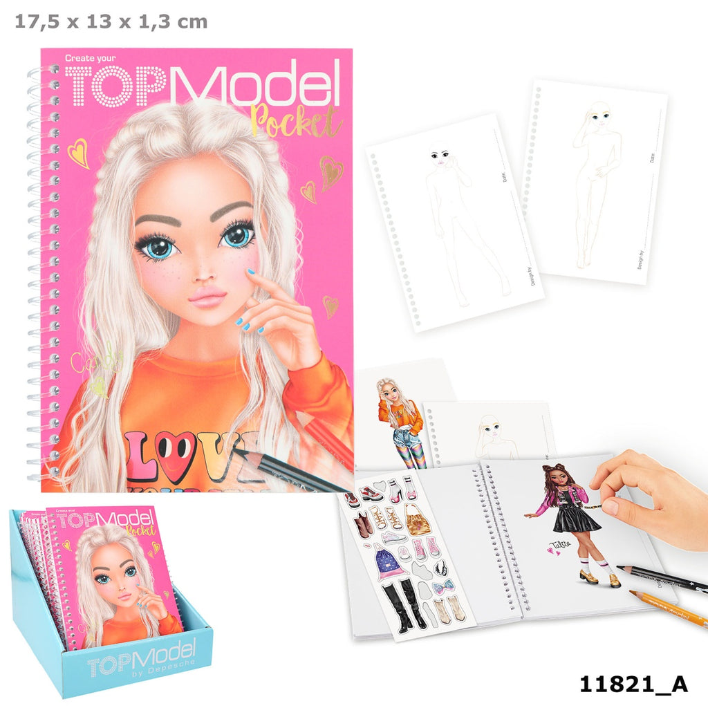 TOPModel Pocket Colouring Book - Candy