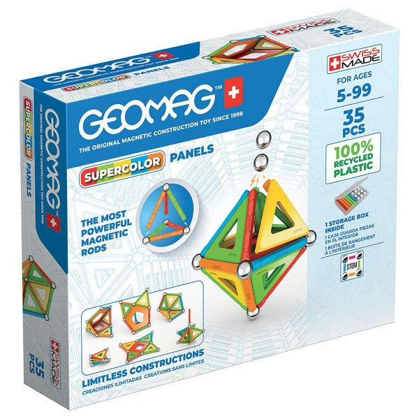 Geomag Supercolor Panels 35pc Magnetic Building Set