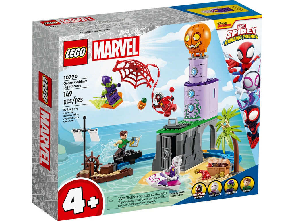 Lego Marvel -Team Spidey at Green Goblin's Lighthouse - 10790